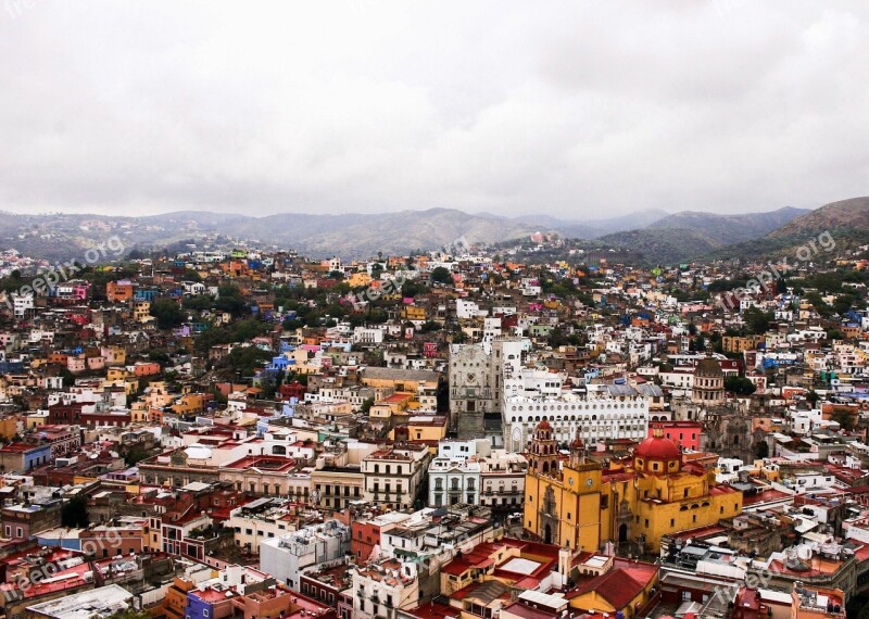 Guanajuato Mexico Colors City City Of Color