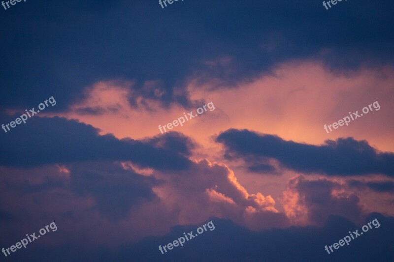 Clouds Sky Afternoon Sunset Free Photos