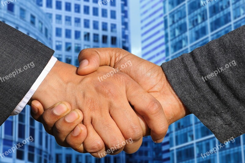 Business Deal Agreement Contract Handshake