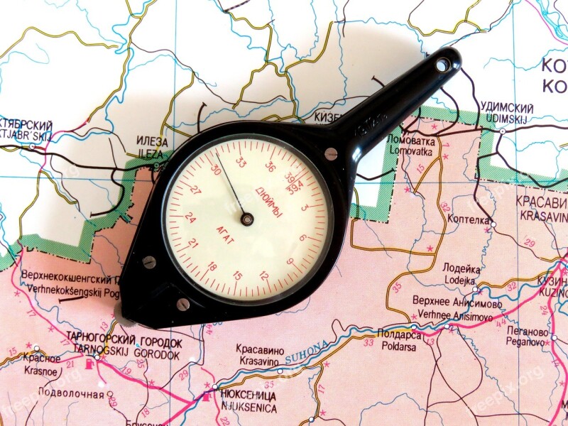 Odometer Map Measurement Measure Scale