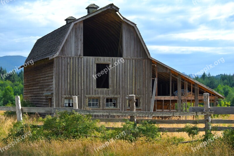 Farm Barn Rural Countryside Country