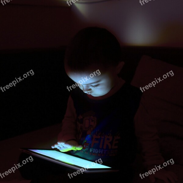 Boy Portrait Child Alone Silhouette