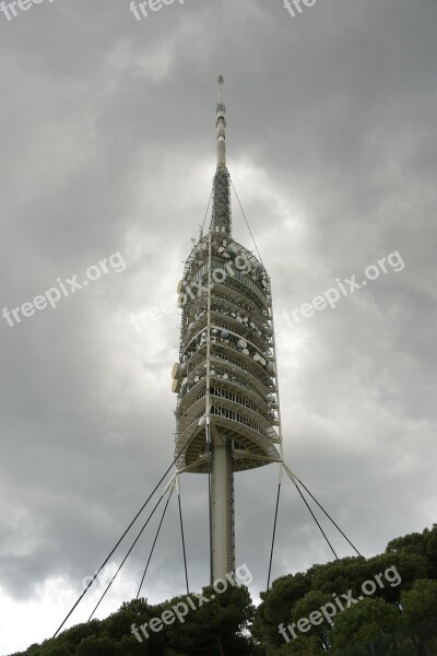 Tower Communication Architecture Norman Foster Barcelona