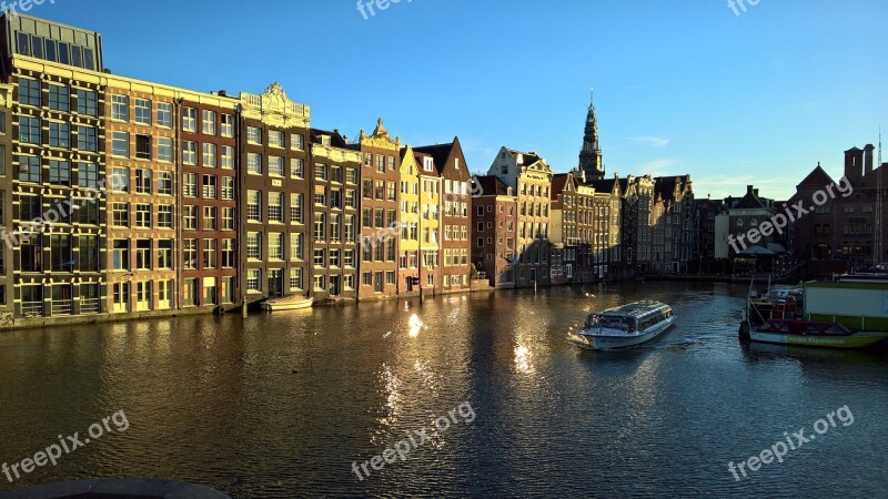 Amsterdam Holland Canal Netherlands Dutch