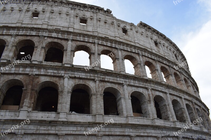 Rome Colosseum Italy Rom Landmark