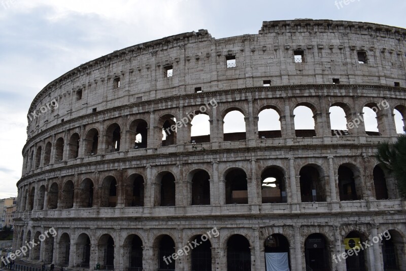 Rome Colosseum Italy Rom Landmark