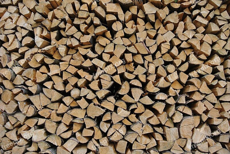 Wood Stabel Holzstabel Heat Winter