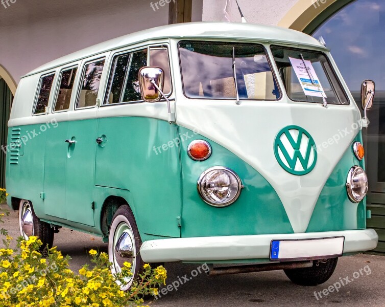 Vw Bus Vehicle Auto Automotive