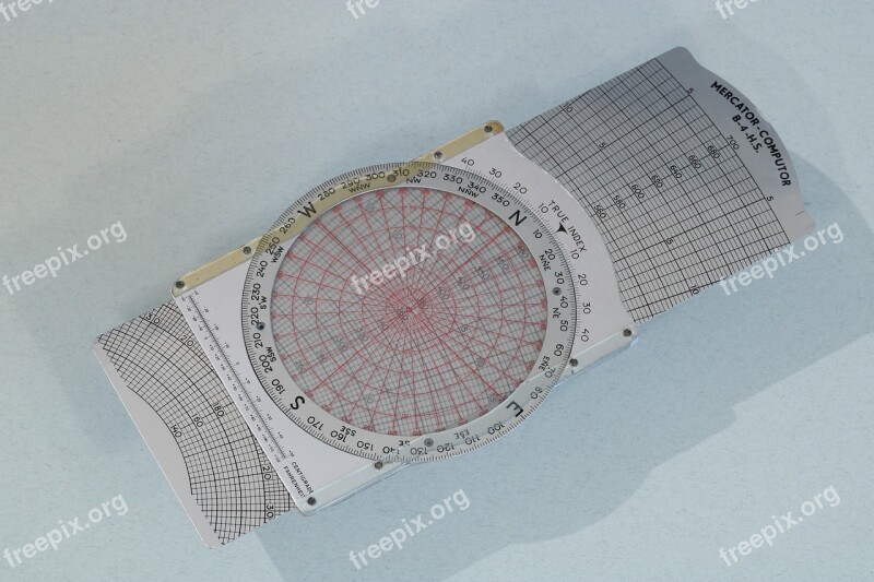 Computer Slide Rule Aviation Navigation