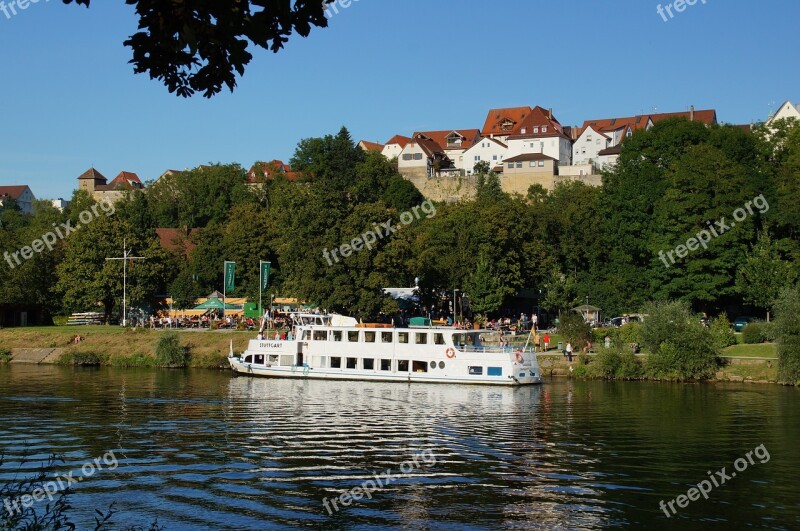 Neckar Marbach Schiller Germany Places Of Interest