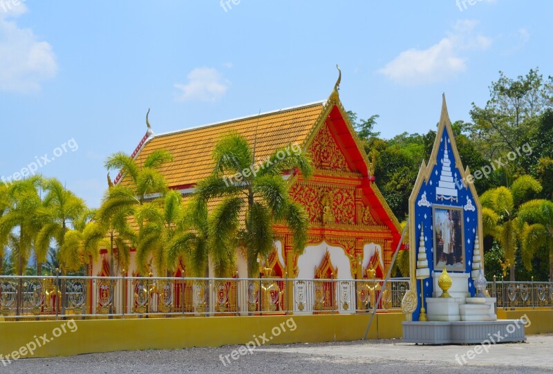 Temple Buddhism Meditation Religion Thailand