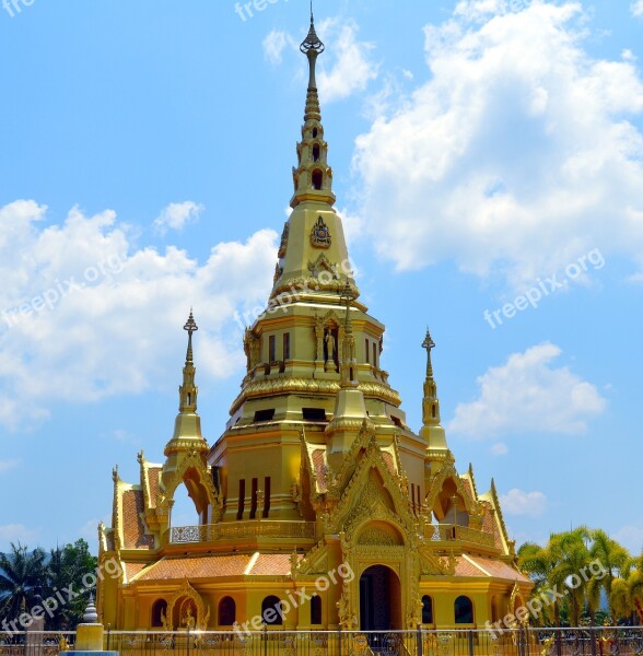 Temple Buddhism Meditation Religion Thailand