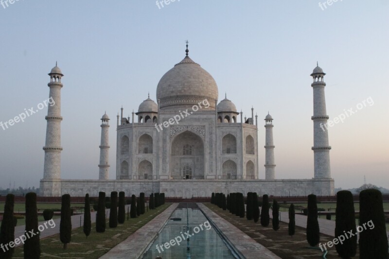 Taj Mahal Agra India Weltwunder Building