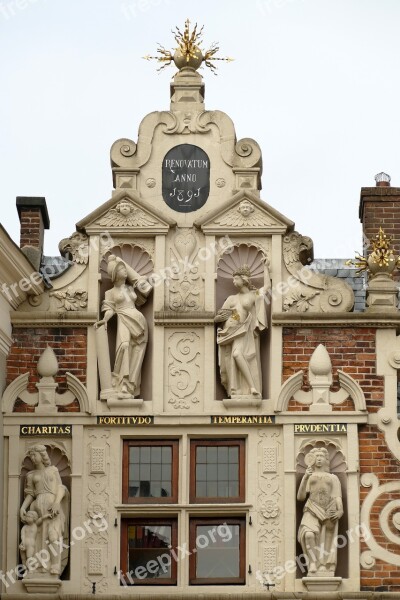 Facade Image Statue Architecture Woman