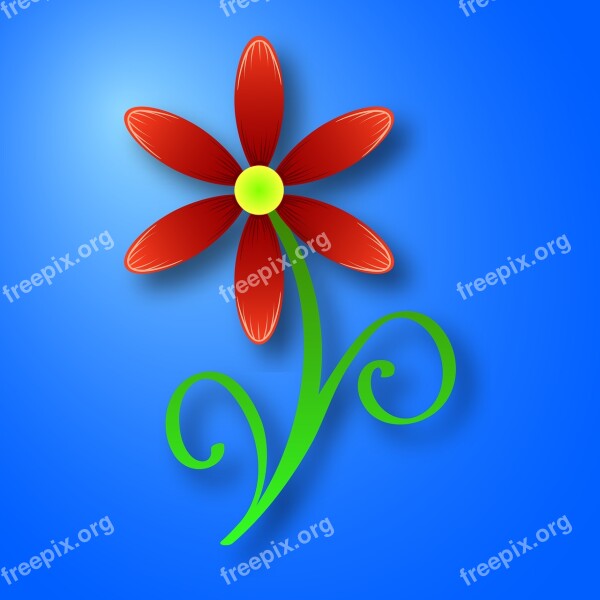 Flower Figure Spring Nature Design