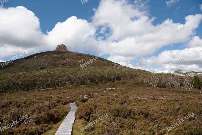 Overland Track Tasmania Nature Wilderness Landscape