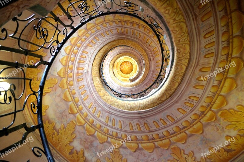 Spiral Staircase Spiral Spiral Staircase From Below Free Photos