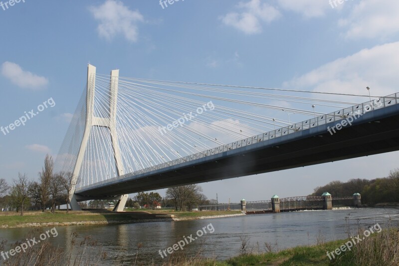 Wrocław Highway Bridge Road Architecture