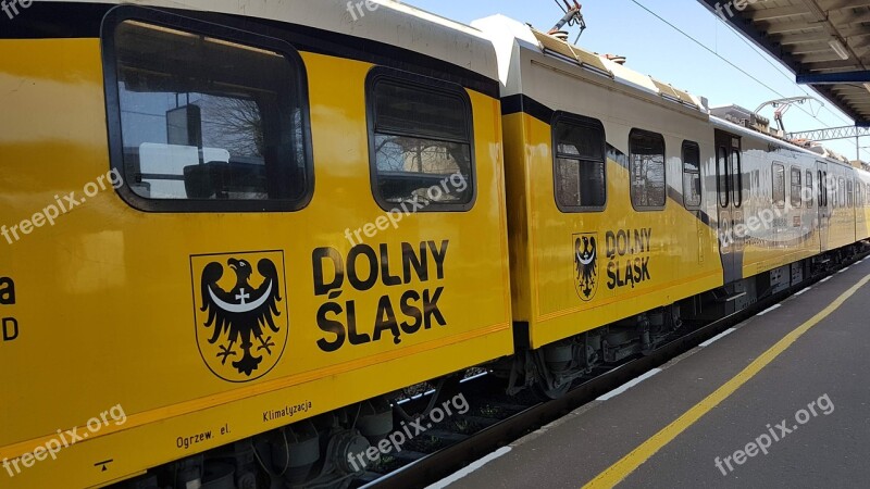 Lower Silesia Pkp Railway Train Transport