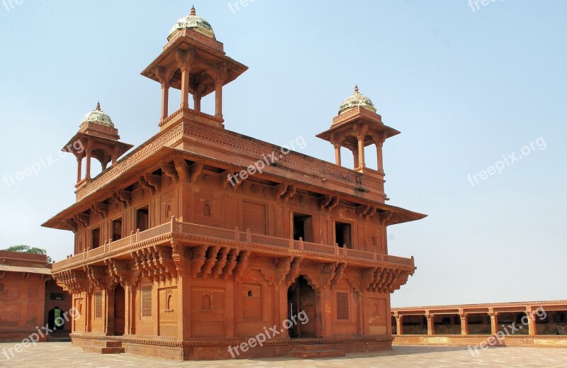 India Fahtepur-sikri Palace Pavilion Maharajah