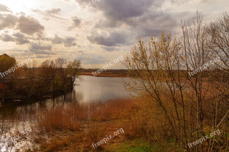 Nature Landscape River Clouds Amenca