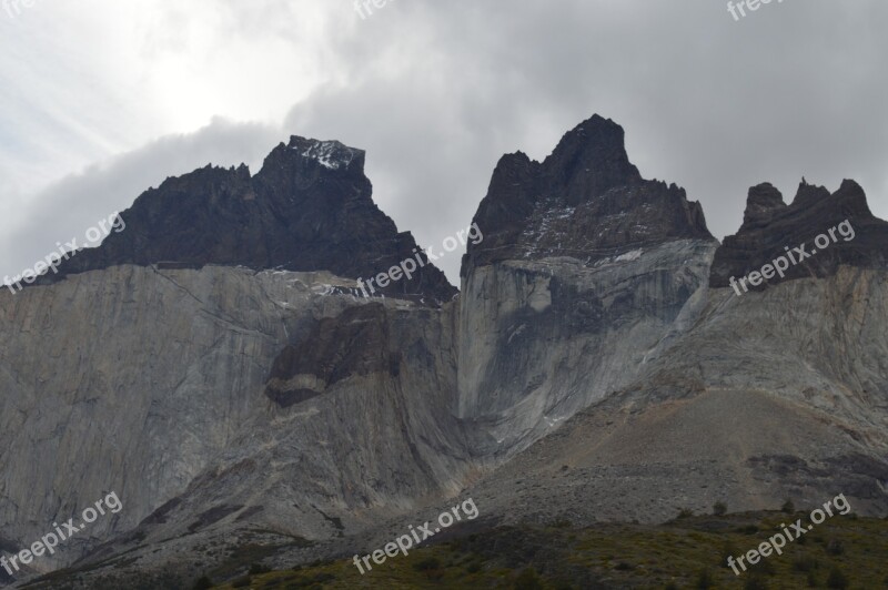 Mountain Nature Outdoor Natural Mountains