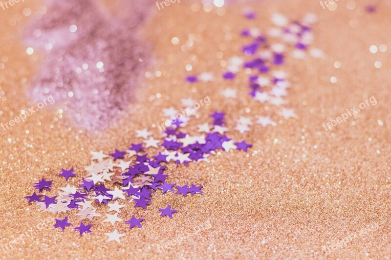 Stars Confetti Star Glitter Decoration