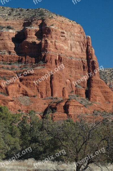 Sedona Red Rocks Arizona Desert Red