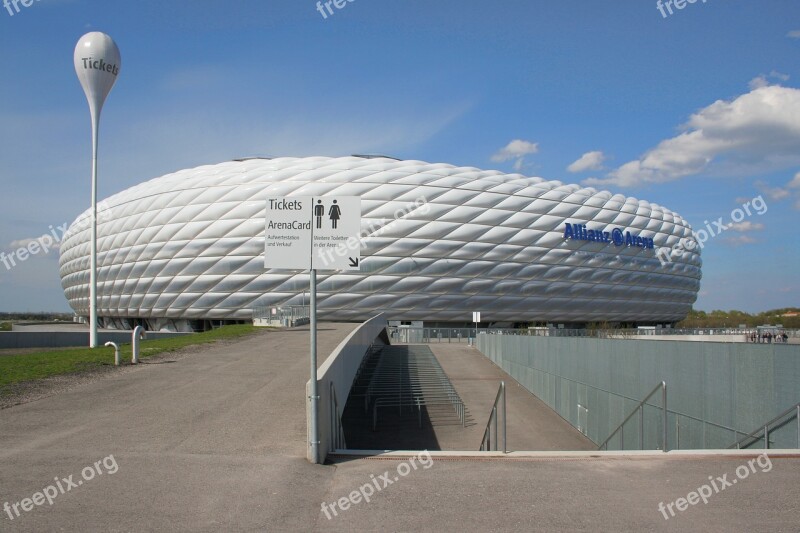 Football Stadium Arena Allianz Arena Modern