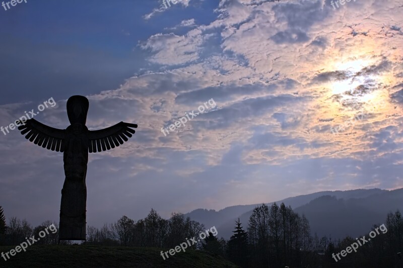 Sky Landscape Nature Clouds Silhouette