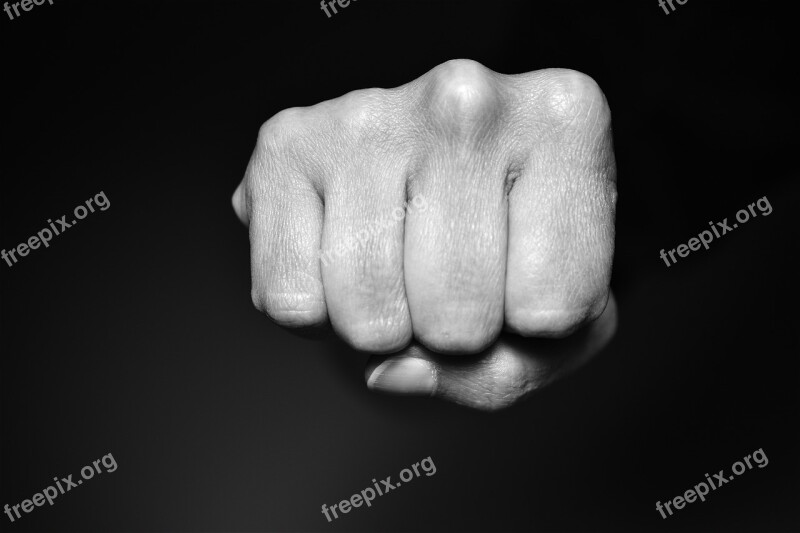 Fist Violence Attack Boxing Hand