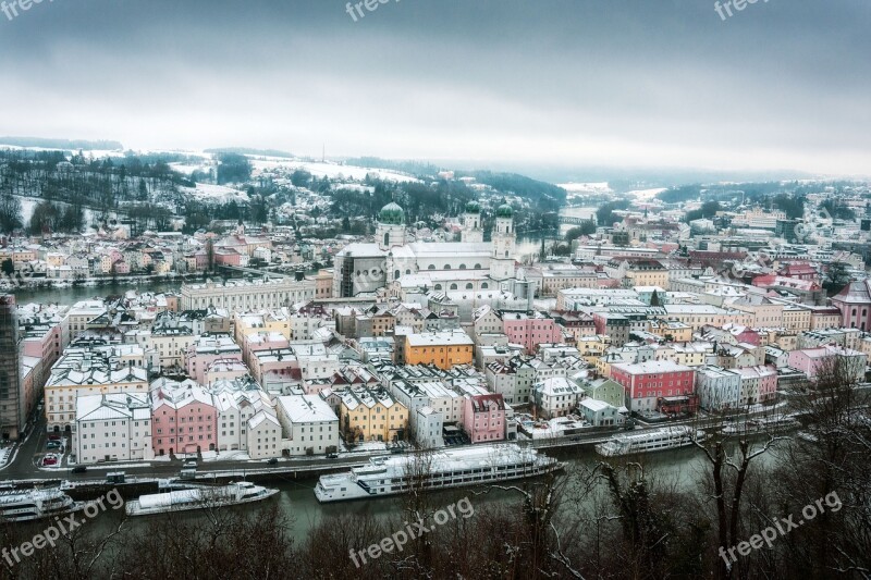 Passau Historic Center Danube Niederbayern Architecture