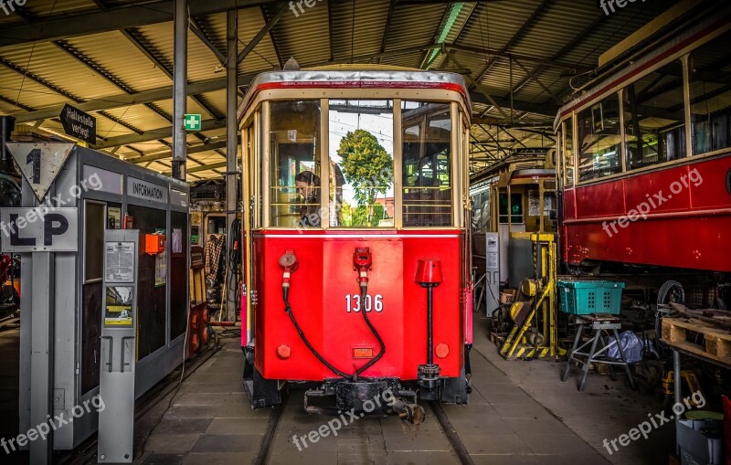 Tram Hall Workshop Oldtimer Turned Off