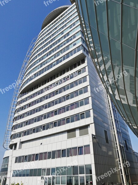 Skyscraper Port Center Bremerhaven Landmark Modern