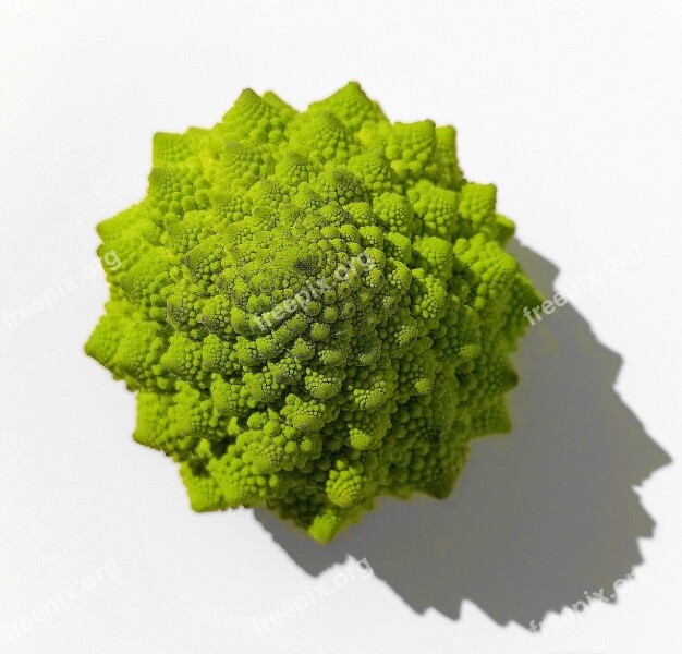 Cauliflower Green Mandelbrot Eat Free Photos