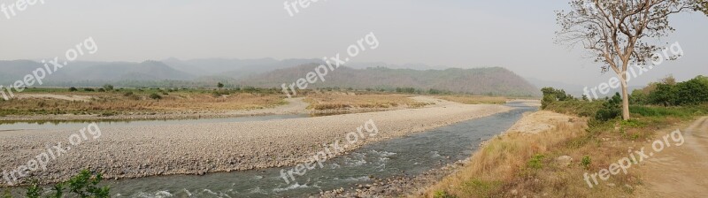 Nature River Landscape Panorama Free Photos