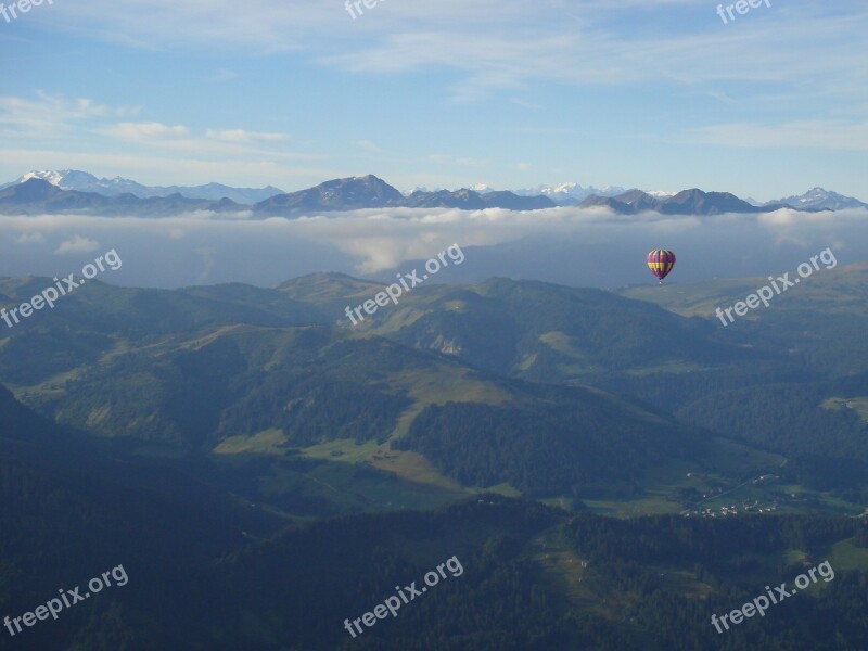 France Alps Mount White Mountain