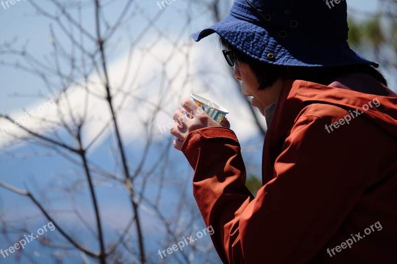 Mountain Hiking Peak View Rest