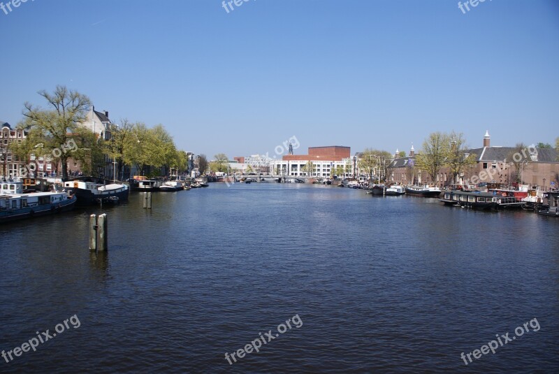 Amsterdam Canals Netherlands Tourism Houseboat