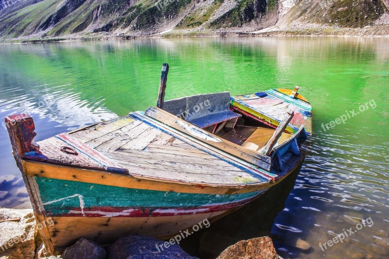 Boat Lake Colors Colours Free Photos