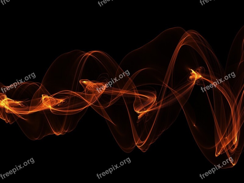 Wave Light Colorful Abstract Background