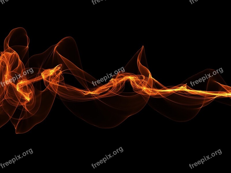 Wave Light Colorful Abstract Background