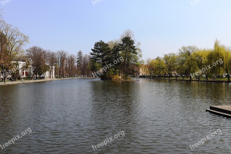 Park Lake Nature Landscape Water