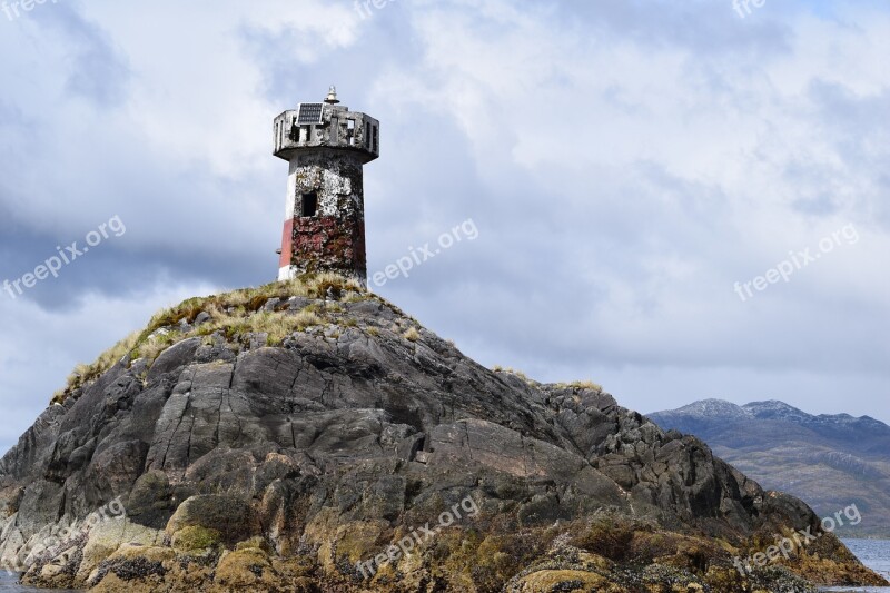 Lighthouse Rock Cloud Bay Rocky