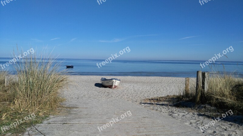 Scharbeutz Lake Beach Landscape Seaside Resort