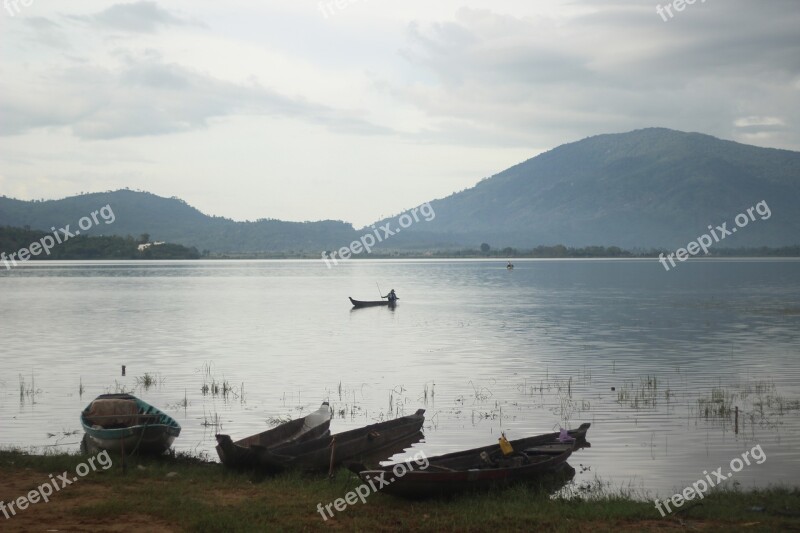 The Boat Anchoring Wave Mountain The Landscape