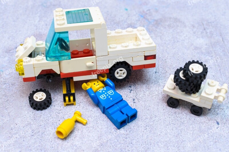 Lego Toys Childhood Workshop Car