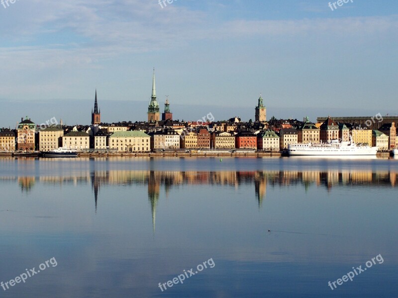 Sweden Water Landscape Sky Nature