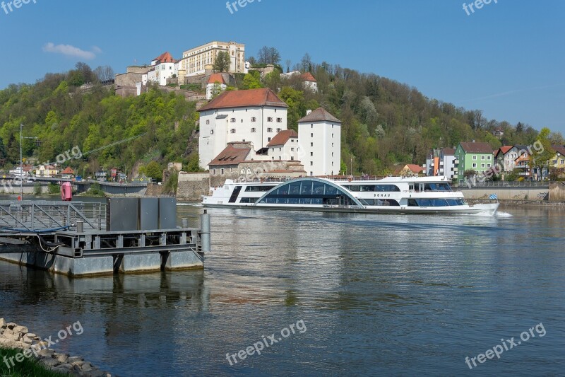 Passau Veste Oberhaus Lower House Danube Castle