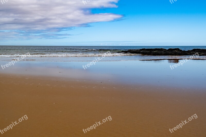 Dornoch Scotland Highlands Beach Nature